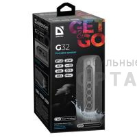 Аудио колонка беспроводная DEFENDER G32 20Вт,BT/FM/USB/TF/AUX/TWS/IP56 (1/20) Аудио колонка беспроводная DEFENDER G32 20Вт,BT/FM/USB/TF/AUX/TWS/IP56 (1/20)
