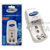 Зарядное устройство КОСМОС КОС 501, для 2 Ni-Cd/Ni-MH аккум-ов AAA и AA; крона.   (1/10/40)