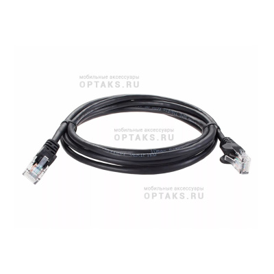 Патчкорд литой iOpen  UTP кат.5е 50м черный <ANP511_50M_BK>