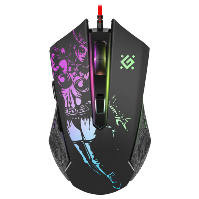 Мышь игровая, проводная DEFENDER Sin'Sister GM-933 6 кнопок,7200dpi