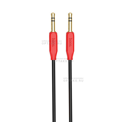 Aux-кабель Jack 3,5mm(m) - Jack 3,5mm(m) HOCO UPA11, 1m,  черный